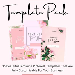 pinterest template pack advertisement
